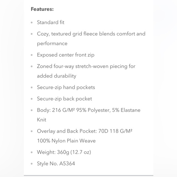 The North Face Men’s Wayroute Full Zip Jacket Medium - Picture 4 of 16